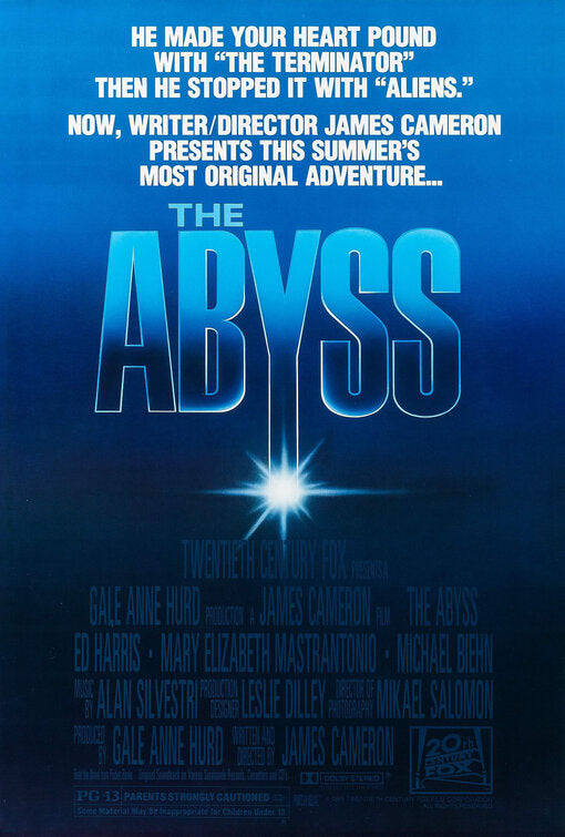 the movie poster: The Abyss (1989) ver1