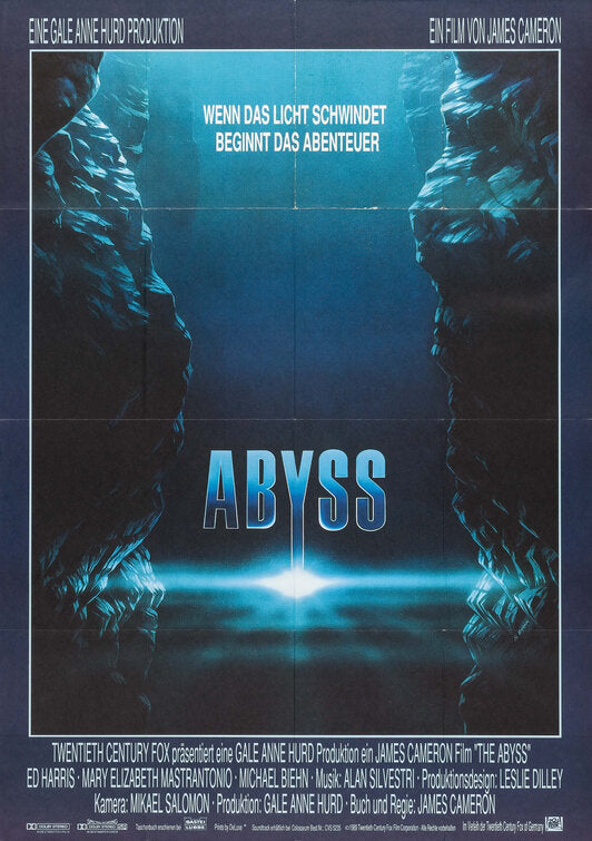 the movie poster: The Abyss (1989) ver4