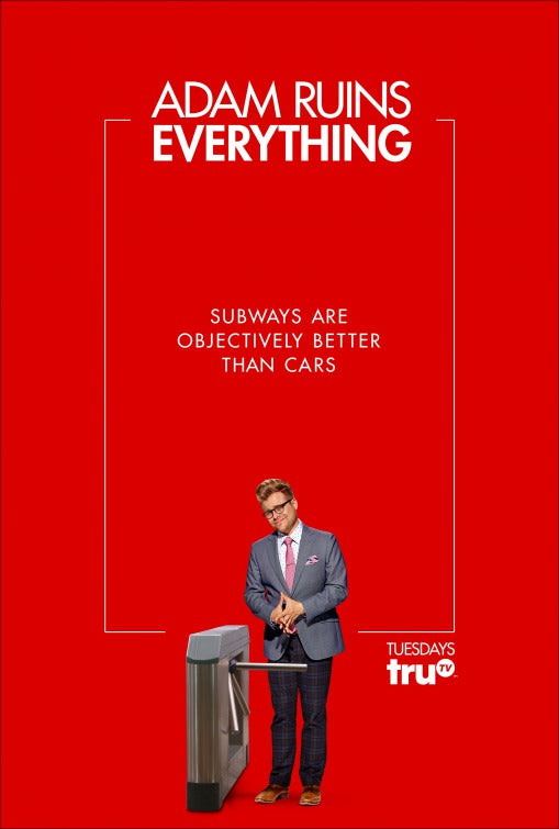 1000 piece jigsaw puzzle for tv poster: Adam Ruins Everything, ver11