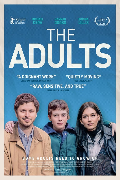 1000 piece jigsaw puzzle for the movie poster: The Adults (2023)