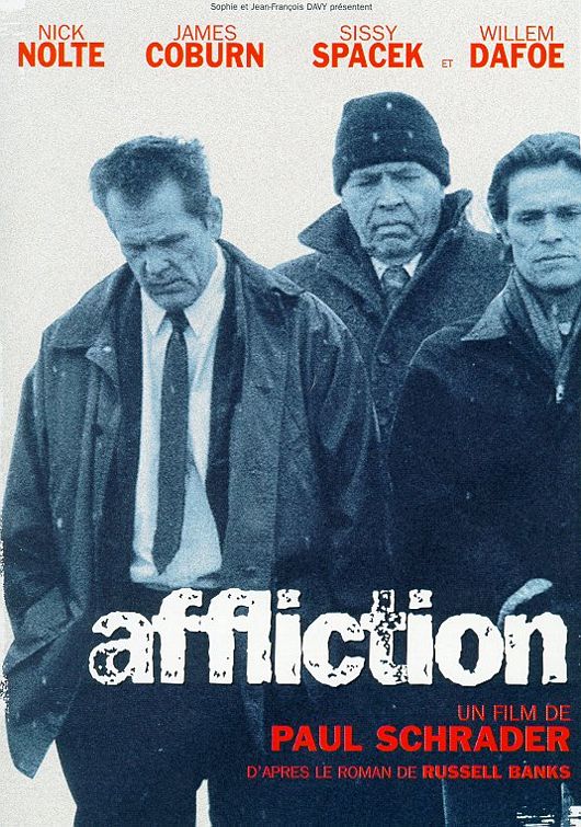 the movie poster: Affliction (1998) ver2