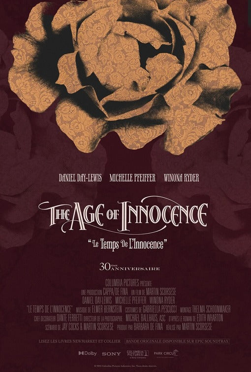 1000 piece jigsaw puzzle for the movie poster: The Age of Innocence (1993) ver2