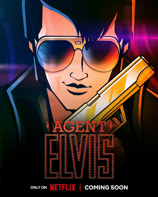 1000 piece jigsaw puzzle for tv poster: Agent Elvis