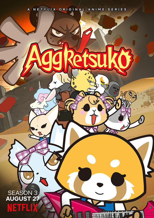 1000 piece jigsaw puzzle for tv poster: Aggretsuko, ver3