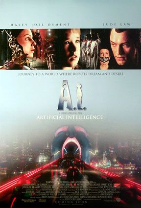 the movie poster: A.I. Artificial Intelligence (2001) ver2