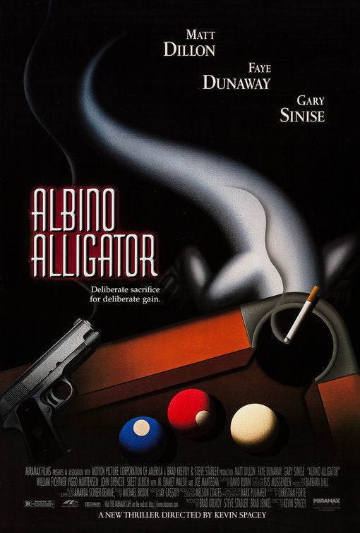 the movie poster: Albino Alligator (1997) ver1