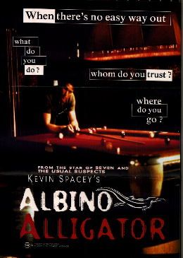 the movie poster: Albino Alligator (1997) ver2