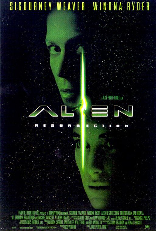 the movie poster: Alien: Resurrection (1997) ver3