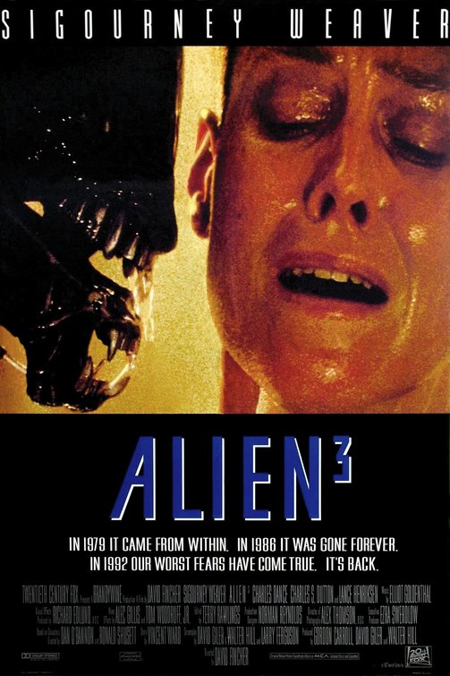 the movie poster: Alien 3 (1992) ver4