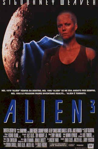 the movie poster: Alien 3 (1992) ver5