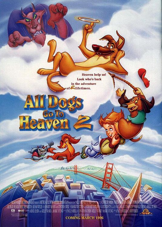 the movie poster: All Dogs Go To Heaven 2 (1996)