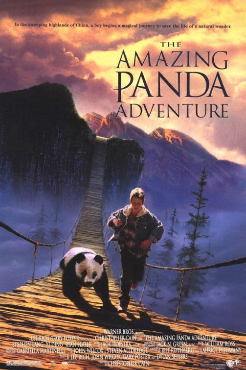 the movie poster: The Amazing Panda Adventure (1995)