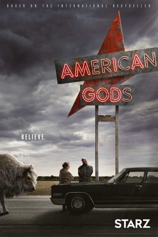 1000 piece jigsaw puzzle for tv poster: American Gods, ver2