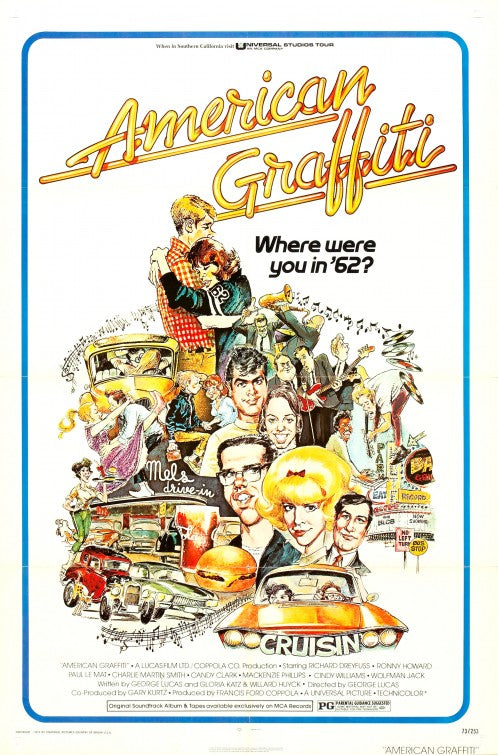 the movie poster: American Graffiti (1973) ver1