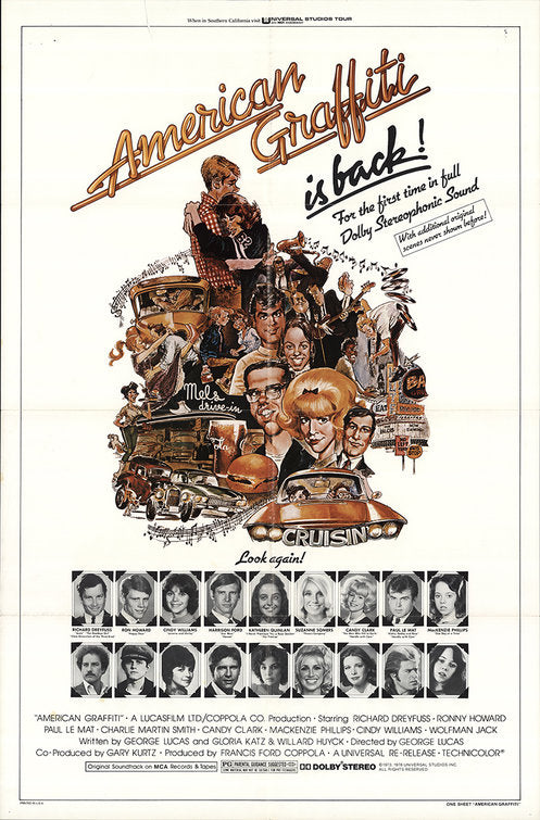 the movie poster: American Graffiti (1973) ver2