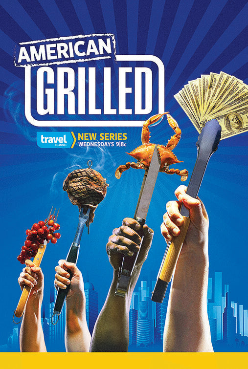 1000 piece jigsaw puzzle for tv poster: American Grilled