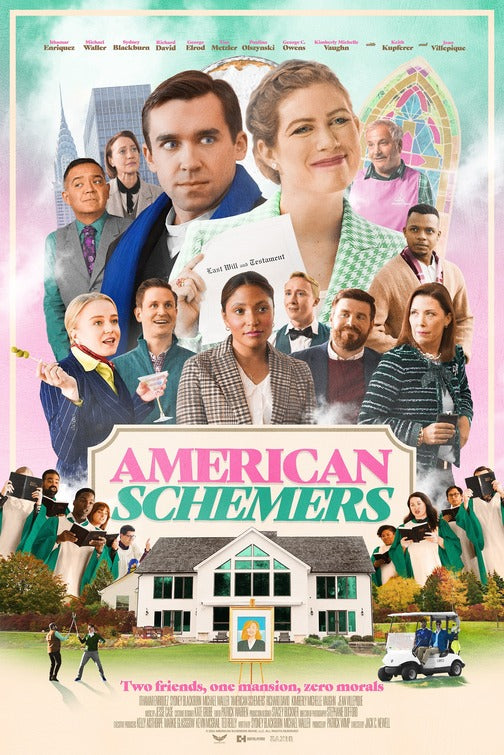 1000 piece jigsaw puzzle for the movie poster: American Schemers (2024)