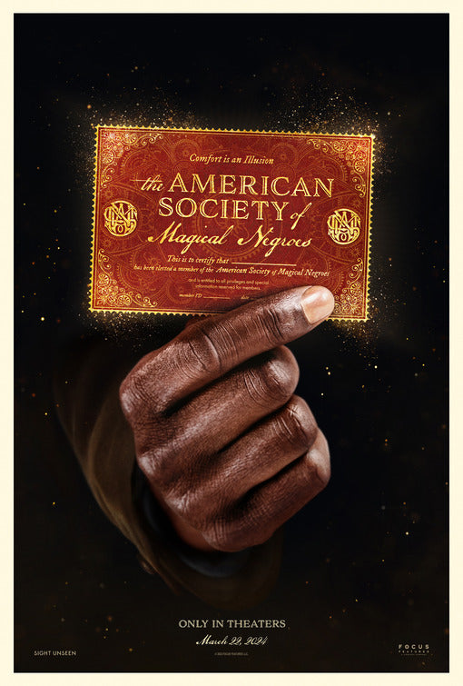 1000 piece jigsaw puzzle for the movie poster: The American Society of Magical Negroes (2024)