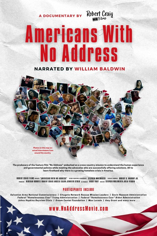 1000 piece jigsaw puzzle for the movie poster: Americans with No Address (2024)