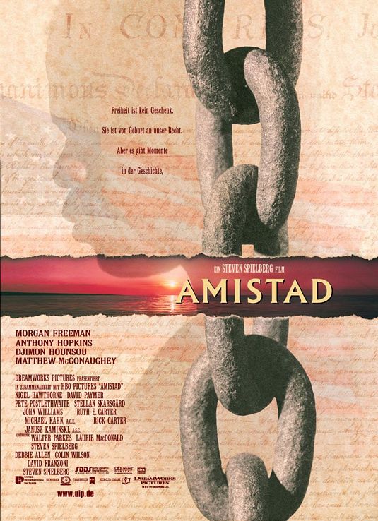 the movie poster: Amistad (1997) ver1