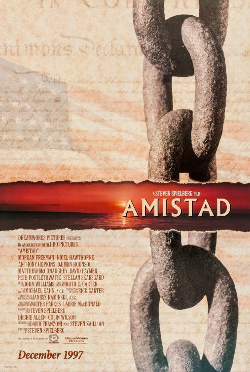 the movie poster: Amistad (1997) ver2