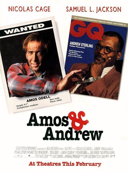 the movie poster: Amos & Andrew (1993)