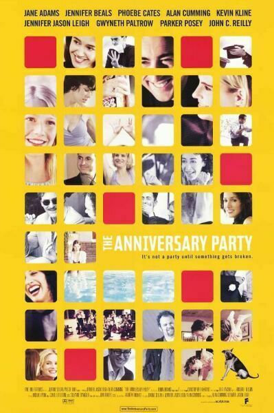 the movie poster: The Anniversary Party (2001)