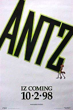 the movie poster: Antz (1998) ver4