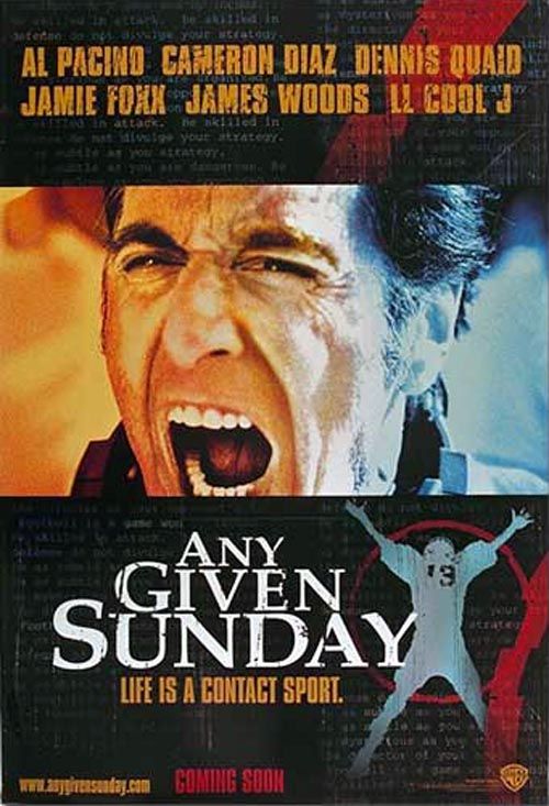 the movie poster: Any Given Sunday (1999) ver1