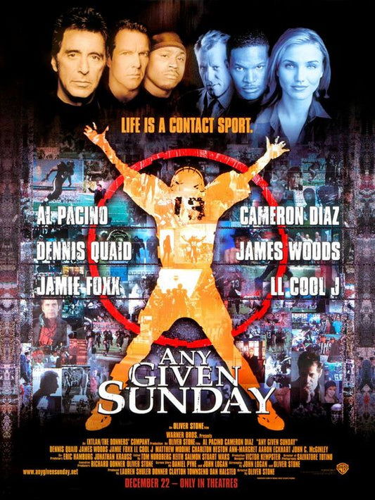 the movie poster: Any Given Sunday (1999) ver2