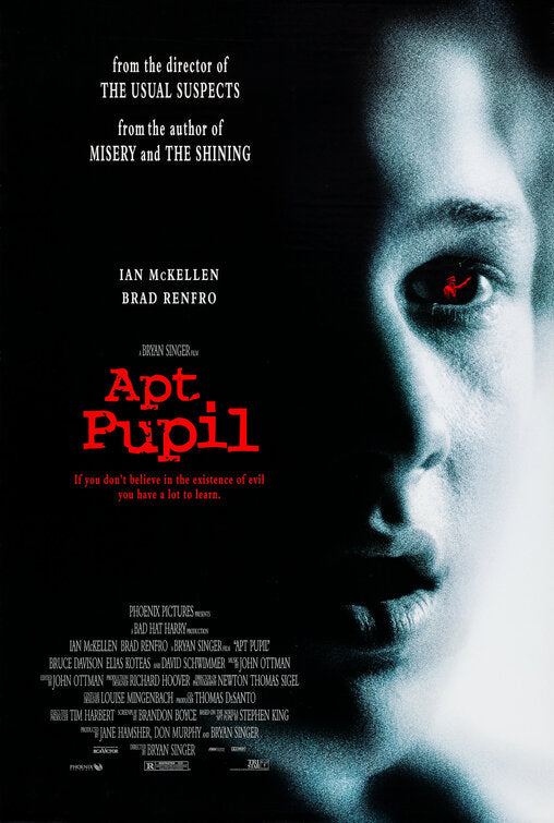 the movie poster: Apt Pupil (1998)