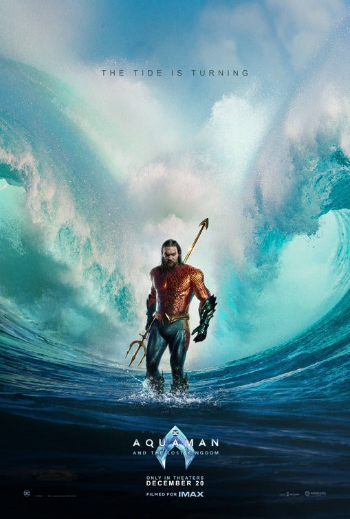 1000 piece jigsaw puzzle for the movie poster: Aquaman and the Lost Kingdom (2023)