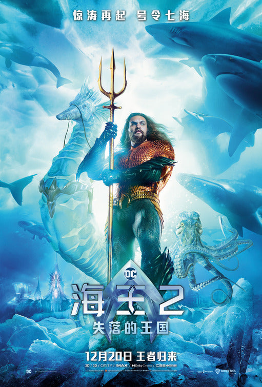 1000 piece jigsaw puzzle for the movie poster: Aquaman and the Lost Kingdom (2023) ver15