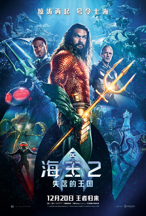 1000 piece jigsaw puzzle for the movie poster: Aquaman and the Lost Kingdom (2023) ver16