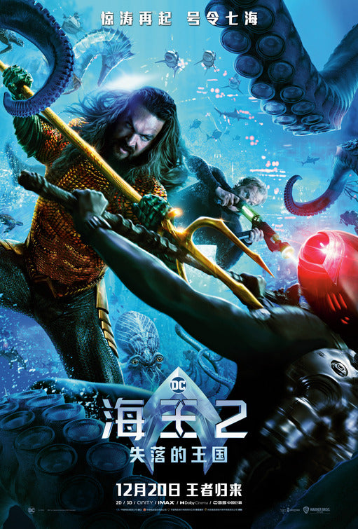 1000 piece jigsaw puzzle for the movie poster: Aquaman and the Lost Kingdom (2023) ver17