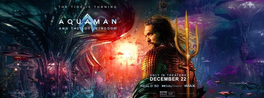 1000 piece jigsaw puzzle for the movie poster: Aquaman and the Lost Kingdom (2023) ver4