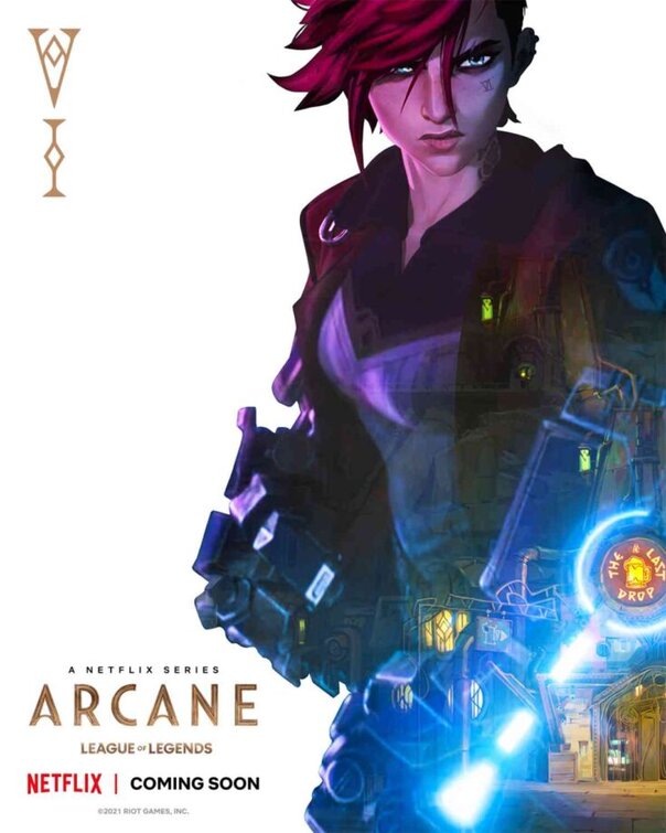 1000 piece jigsaw puzzle for tv poster: Arcane: League of Legends