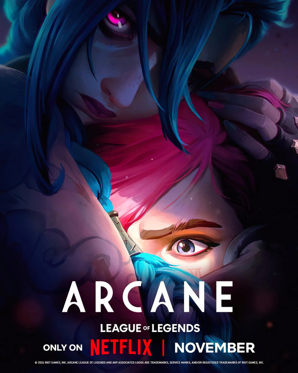 1000 piece jigsaw puzzle for tv poster: Arcane: League of Legends, ver10