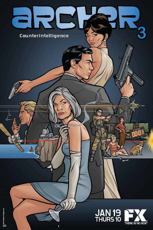 1000 piece jigsaw puzzle for tv poster: Archer, ver2