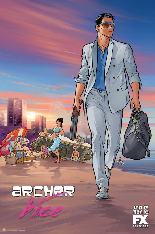 1000 piece jigsaw puzzle for tv poster: Archer, ver4