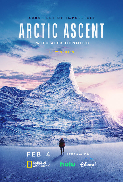 1000 piece jigsaw puzzle for tv poster: Arctic Ascent with Alex Honnold