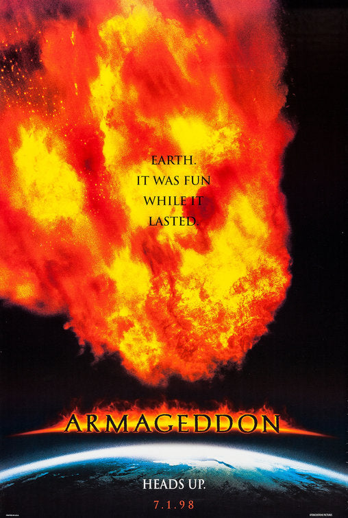 the movie poster: Armageddon (1998) ver5