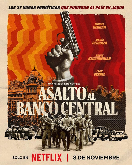 1000 piece jigsaw puzzle for tv poster: Asalto al Banco Central