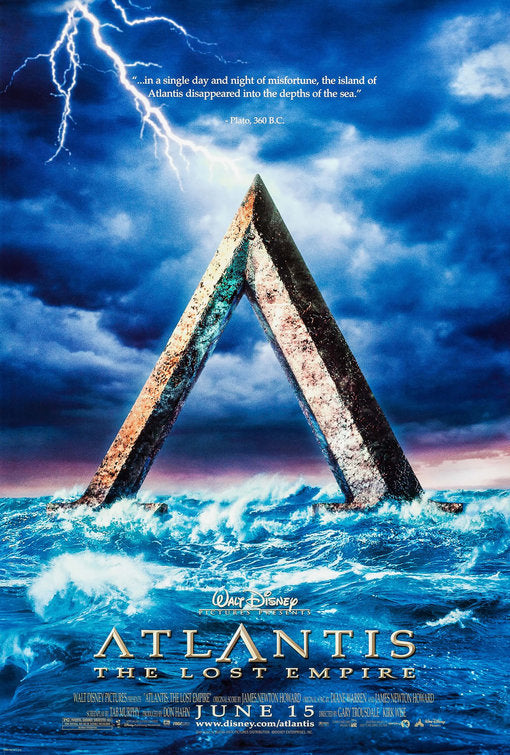 the movie poster: Atlantis: The Lost Empire (2001) ver2