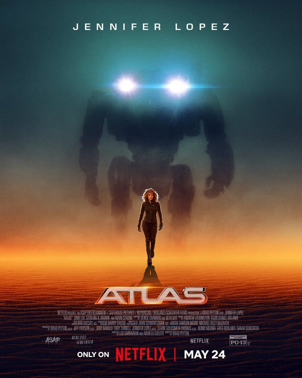 1000 piece jigsaw puzzle for the movie poster: Atlas (2024) ver2