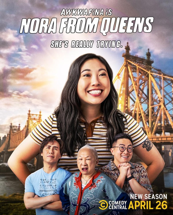 1000 piece jigsaw puzzle for tv poster: Awkwafina Is Nora from Queens, ver4