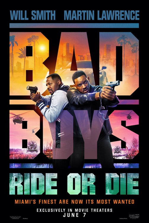 1000 piece jigsaw puzzle for the movie poster: Bad Boys: Ride or Die (2024)