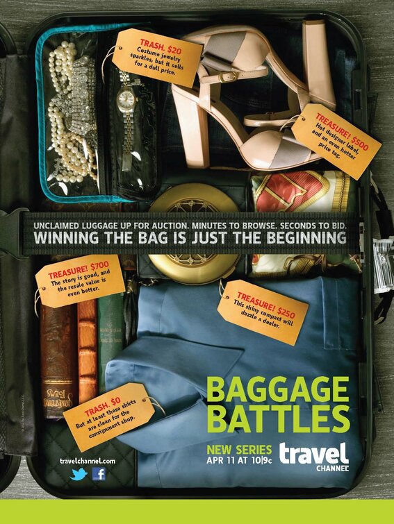 1000 piece jigsaw puzzle for tv poster: Baggage Battles