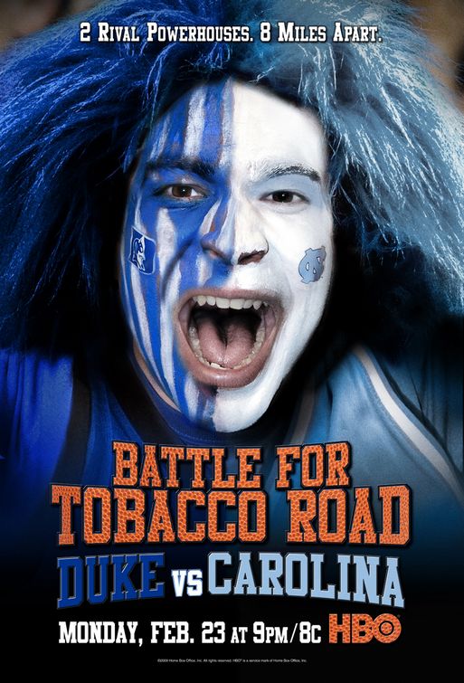 1000 piece jigsaw puzzle for tv poster: Battle for Tobacco Road: Duke vs. Carolina