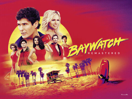 1000 piece jigsaw puzzle for tv poster: Baywatch